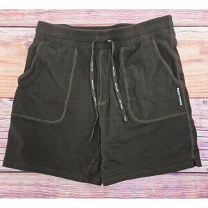 Pair Of Thieves Mens Olive Brown Elastic Waist Shorts Large